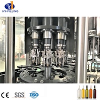 Automatique Champagne/vin mousseux/whisky/Vin Rouge Bouteille En Verre Machine de Ligne de Remplissage