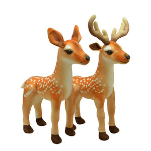 Peluche Realista <span class=keywords><strong>de</strong></span> Ciervo Sika, Muñeco <span class=keywords><strong>de</strong></span> Peluche <span class=keywords><strong>de</strong></span> Ciervo Acostado, Peluche <span class=keywords><strong>de</strong></span> Ciervo Macho y Hembra, Adorno Creativo para el Hogar, Regalo <span class=keywords><strong>de</strong></span> <span class=keywords><strong>Cumpleaños</strong></span> para Niños - Product Image 3