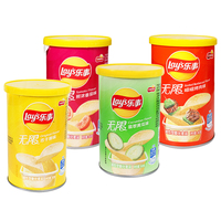 Groothandel Exotische Geblikte Voedingsmiddelen Gepofte Snacks Lays Zoute Zoete Aardappelchips Halfzacht 40g