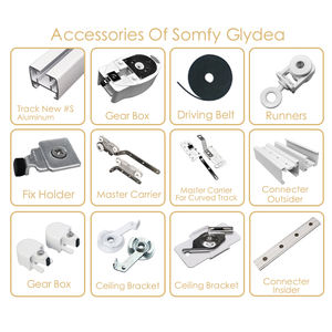 Connecteur de rail incurvé <span class=keywords><strong>Somfy</strong></span>, design populaire, adaptateur de rail, 90 degrés, 135 degrés, moyeu de conversion - Product Image 6