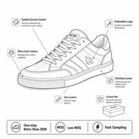 Chaussures de basketball pour hommes en gros, baskets montantes rétro décontractées en PU respirantes et antidérapantes, avec logo personnalisé