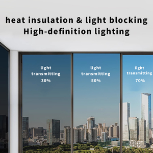 Film décoratif pour fenêtres ZIRUI AV-30, série argent réfléchissant moderne, pour bâtiments résidentiels, isolation thermique, confidentialité - Product Image 6