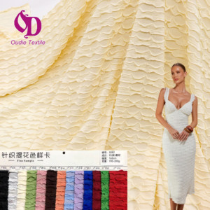 95% poliéster 5% Spandex tela Jacquard rayas personalizadas <span class=keywords><strong>volantes</strong></span> tejido sólido para mujer vocación trajes <span class=keywords><strong>de</strong></span> boda forro - Product Image 1