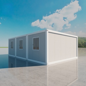 Edificios de Acero, Envío en Paquete Plano, Panel Sándwich Prefabricado, Contenedor Prefabricado, Garaje Plegable Portátil - Product Image 2