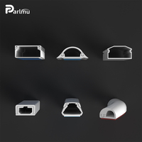 Kit de goulottes de câblage en PVC 20x10 24x14 30x15mm avec connecteurs, ruban adhésif, vis et fixations murales