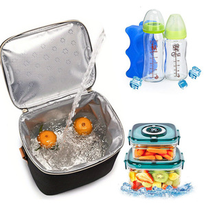 <span class=keywords><strong>Sac</strong></span> <span class=keywords><strong>isotherme</strong></span> pour lait maternel avec pack de glace, capacité de 4 biberons jusqu'à 9 onces, <span class=keywords><strong>sac</strong></span> à biberons idéal pour les mamans allaitantes et la garderie - Product Image 6