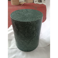 KINGS-WING Meuble en pierre personnalisé Cylindre vert pour salon Plinthe cylindrique planaire Verde San Denise