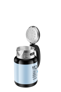 Bouilloire électrique de haute qualité pour usage domestique, bouilloire à thé portable en acier inoxydable, fonction d'arrêt automatique pour une utilisation en cuisine - Product Image 2