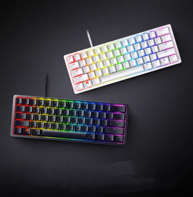 Custom USB C Wired 60 Percent Mechanical Gaming Keyboard 61 Keys Standard for Laptop