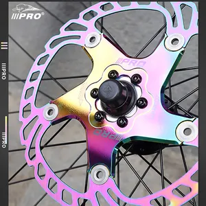 140/160/180/203mm IIIPRO MTB Bicycle Quick Cool Down Disc Brake Rotor Full CNC Colorful Road Bike brake disc