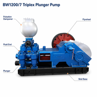 Pompe à boue à mouvement alternatif BW1200/7 |   Pompe à boue de forage 1200 L/min 7,0 MPa à double vitesse pour le forage de puits et le coulage