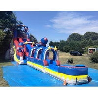 Toboggan aquatique gonflable d'étoile géante stimulante de Offre Spéciale équipement gonflable de parc aquatique glissière d'eau gonflable extérieure avec le ventilateur