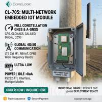 Módulo Inalámbrico CL-705 LTE Cat M1 NB-IoT 4G GNSS, GPS Industrial, GLONASS, Beidou, Posicionamiento y Transmisión de Datos