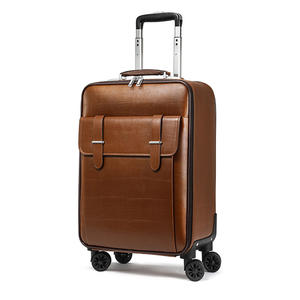 Vente en gros nouvelle <span class=keywords><strong>valise</strong></span> à roulettes avec 4 roues pivotantes logo personnalisé <span class=keywords><strong>valise</strong></span> en cuir PU <span class=keywords><strong>valise</strong></span> à roulettes de <span class=keywords><strong>voyage</strong></span> durable - Product Image 3