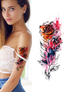 Waterproof Womens Arm Temporary <b>Tattoo</b> Sticker Festive <b>Paper</b> Body Art Decal for Party Festival Application Professional Use - Product Image 4