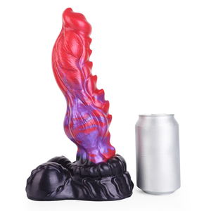 Dildo de succión con diseño de lobo explosivo y púas, estimulador de punto G, masturbador femenino, juguete sexual multiusos, plug anal - Product Image 4