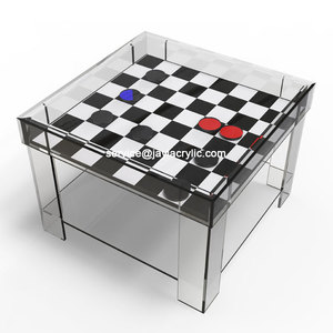 Guangdong Acrylic Factory Custom Luxury Lucite Educational Game <strong>Board</strong> Crystal Acrylic <strong>Chess</strong> Backgammon <strong>Board</strong> <strong>Table</strong> - Product Image 2