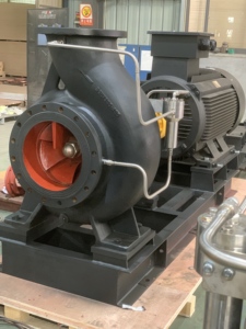 Pompe centrifuge horizontale industrielle en acier inoxydable pour l'alimentation en eau, la lubrification à l'huile/graisse, haute pression, semi-automatique - Product Image 2