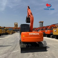 Excavatrice hydraulique Hitachi ZX70 d'occasion, 6,71 tonnes, pour travaux de construction