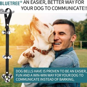 पिल्ला पोटी प्रशिक्षण के लिए 7 अतिरिक्त बड़ी जोर से 1.4 घंटियाँ, समायोज्य और प्रीमियम गुणवत्ता वाले कुत्ते के दरवाजे की घंटी - Product Image 2