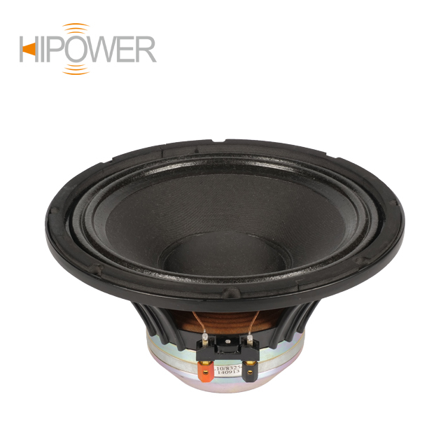 HIPOWER Professional 10 Inch Neodymium Mid-Bass Speaker Driver 8ohm 250W for High Quality Compact 2-Way Systems Stage Lighting