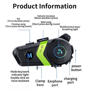 Casque de réduction de bruit intelligent avec grande batterie Durée de 40 heures-Accessoires de moto Blue Tooth les plus populaires en usine - Product Image 3