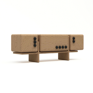 Modern <strong>Industrial</strong> Style Furniture Side bar Cabinet Living Room Farmhouse Hotel Wood Storage <strong>Sideboard</strong> - Product Image 3