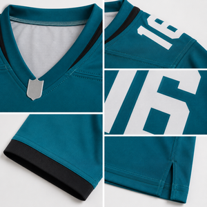 เสื้อฟุตบอลอเมริกันดีไซน์มืออาชีพขายดีที่สุด ผลิตจากโพลีเอสเตอร์ 100% รับสั่งทำชื่อทีม มีไซส์ใหญ่พิเศษ เสื้อผ้ากีฬาแบบ unisex ขายส่ง - Product Image 6