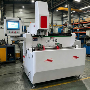 Macchina CNC per Foratura e Fresatura, Fresatrice Perforatrice a 3 Assi con Servo Drive, per Smussatura Profili in <span class=keywords><strong>Alluminio</strong></span> e Fabbricazione Industriale - Product Image 5