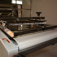 Machine à façonner manuelle longue pour grandes baguettes Youbake, 1,5 kW, 220 V, 50/60 Hz, garantie 1 an, personnalisable pour boulangerie