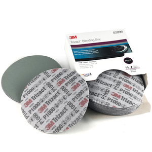 3m 02090 Trizact P1000 bọt-hậu thuẫn đĩa mài mòn cho sơn hoàn thiện micro loại bỏ vết xước đánh bóng và chà nhám - Product Image 3