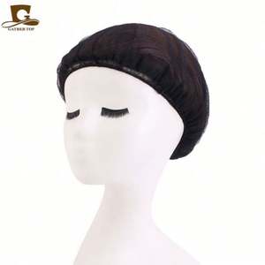 Filet à cheveux invisible personnalisé pour femme avec logo, style européen et américain, en polyester, pour chignon - Product Image 4