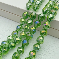 10mm Brillant AB Non-fading Couleurs Naturelles Cristal Bracelet Lâche Perle Fraise Perles De Verre