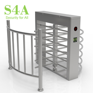 S4A biyometrik tam boy güvenlik turnikeleri giriş ve çıkış için otomatik çift tam boy turnike kesinlikle kontrol edilir - Product Image 4