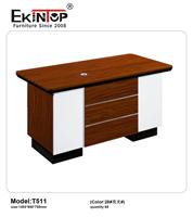 Ekintop Vente Directe Usine Promotion Chaude Table de Bureau en Bois Exécutive Pas Chère