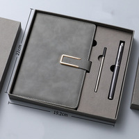 Article tendance : Carnet de notes A5 personnalisable avec logo sérigraphié, coffret cadeau avec stylo pour la fête des mères et Noël