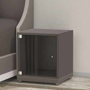 Nascosto piccolo spazio in legno armadietto minimalista di stoccaggio galleggiante appeso <span class=keywords><strong>comodino</strong></span> luce di lusso armadio di stoccaggio <span class=keywords><strong>comodino</strong></span> con - Product Image 1