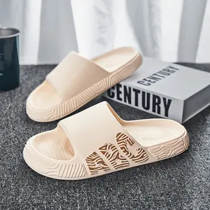 HengHao Eva Custom Slide Sandale Rutsch feste Sohlen Plain Großhandel Gummi Slide Sandalen Größe 47 Herren schuhe