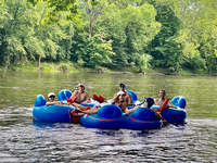 Tube flottant gonflable pour la plage, le rafting en lac, flotteurs gonflables, flottez sur la rivière avec le meilleur tube flottant