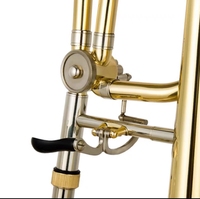 JY Transparent Tone Tenor Trombone Brass Material for Children and Adults