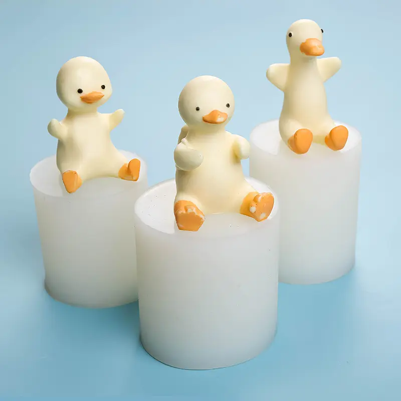 Cartoon doll backpack duck car pendant aromatherapy gypsum decoration mold for diy production