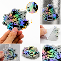 Pegatinas de Vinilo Personalizadas con Corte a Troquel, Impresión de Etiquetas Adhesivas Impermeables, Diseño de Logotipo de Empresa, Pegatinas Holográficas de Dibujos Animados, Pegatinas Personalizadas para Velas