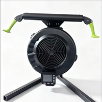 Simulador de Esquí con Resistencia al Aire para Montar en la Pared, Ahorra Espacio, Montable en Rack, Equipo Funcional para Gimnasio y Fitness