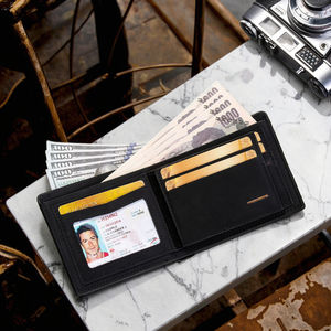 थोक पुरुषों के छोटे चमड़े के बटुए व्यवसाय मल्टी कार्ड स्लॉट वॉलेट के लिए सिक्के पर्स कार्ड धारक - Product Image 2