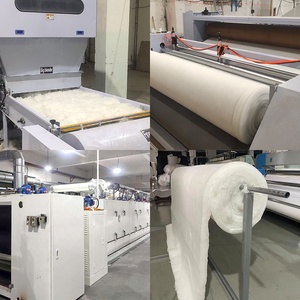 Automatic Energy-Saving Glue-Free <strong>Polyester</strong> Fiber <strong>Wadding</strong> Production Line Thermo-Bonded <strong>Padding</strong> Machine with Bearing and Oven - Product Image 3