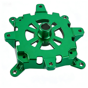 Cubierta de Magneto para Motocicleta de Aluminio Anodizado Mecanizado por CNC - Cubierta Decorativa Verde para Estator de Scooter - Product Image 2