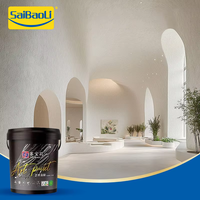 Vente chaude Velours Effet Art Peinture Décoration Intérieure Velours Peinture Murale Métallique Paillettes Peinture Murale Intérieure