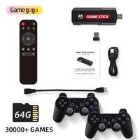 Consola de Videojuegos Retro X2 Plus Game Stick 4K HD, Portátil, 64GB, Emuelec 3.9, Control Inalámbrico, Amlogic S905L 1G, Juegos Retro
