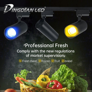 Hiện đại tươi dẫn ánh sáng theo dõi đa màu sắc có thể điều chỉnh tập trung dẫn ánh sáng theo dõi 360 30 Wát nhôm AC220V đường sắt theo dõi chiếu sáng cho cửa hàng - Product Image 3