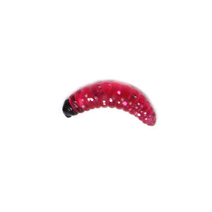 Customs queue courte souple asticot grub leurre ver silicone appâts de pêche leurre 100pcs <span class=keywords><strong>2</strong></span>.4cm 0.5g asticot Grub souple leurre appâts vers Glo - Product Image 5